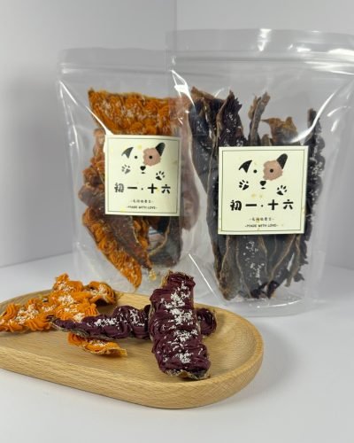 寵物零食，狗狗零食推介_ 雞肉紅薯 : 鴨肉紫薯閃電泡芙