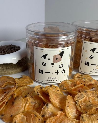 寵物零食，狗狗零食推薦_亞麻籽雞肉蝦片